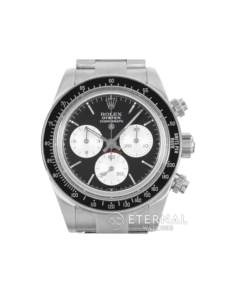 ROELX - Daytona Retro 38mm SS/SS Black Dial ADGF A7750