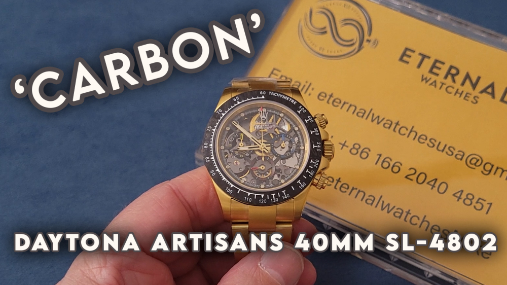 ROLEX - Daytona Artisans Carbon 40mm YG/YG Sketelon Dial ADGF DD4802