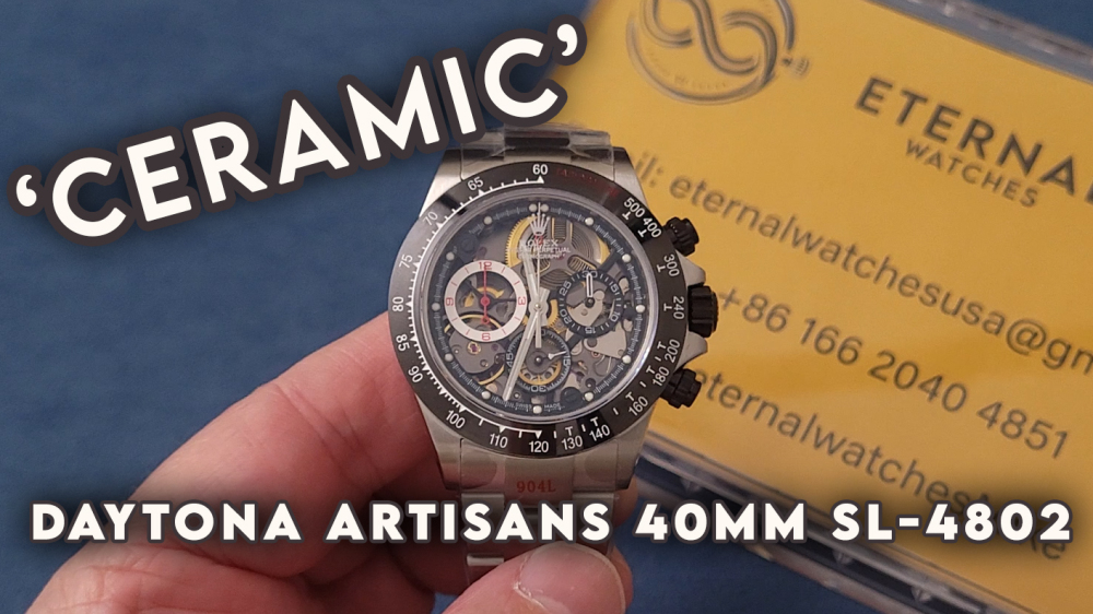 ROLEX - Daytona Artisans Ceramic 40mm SS/SS Sketelon Dial ADGF DD4802
