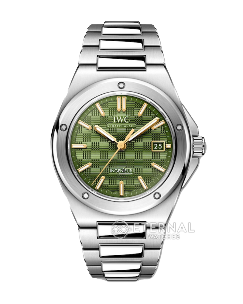 IWC - Ingeniuer Automatic 40mm SS/SS Green Dial V7F V2 A2892
