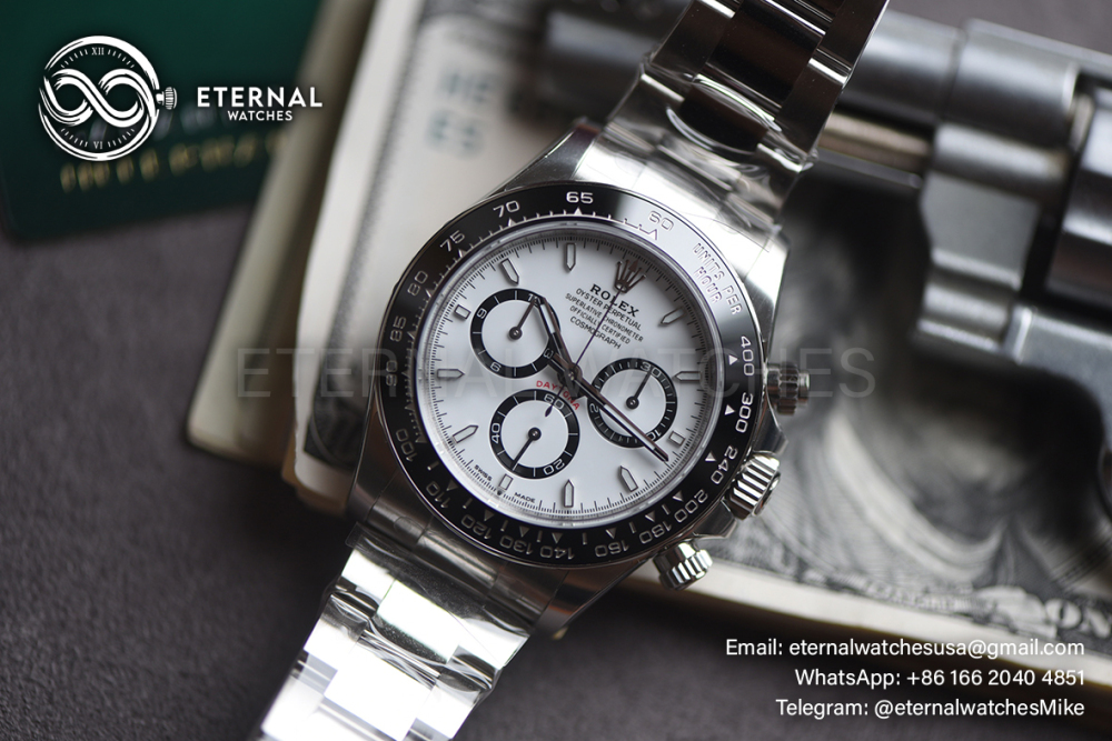ROLEX - Daytona 116500 40mm SS/SS White Dial VSF DD4130