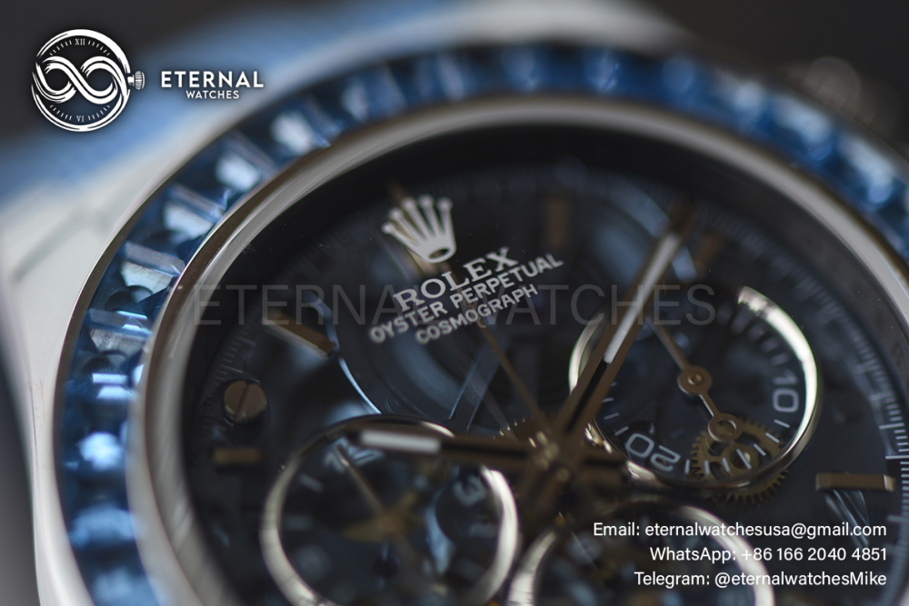 ROLEX - SUPER CLONE Daytona 40mm White Carbon/Ny Skeleton Dial SONIC DD4802