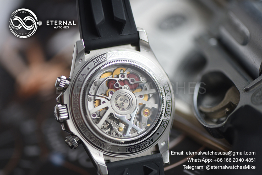 ROLEX - SUPER CLONE Daytona Artisans 40mm SS/SS Skeleton/Dia N6F DD4802