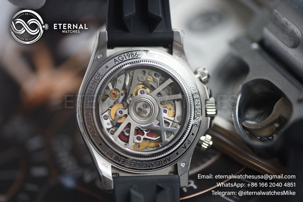 ROLEX - SUPER CLONE Daytona Artisans 40mm SS/SS Skeleton/Dia N6F DD4802