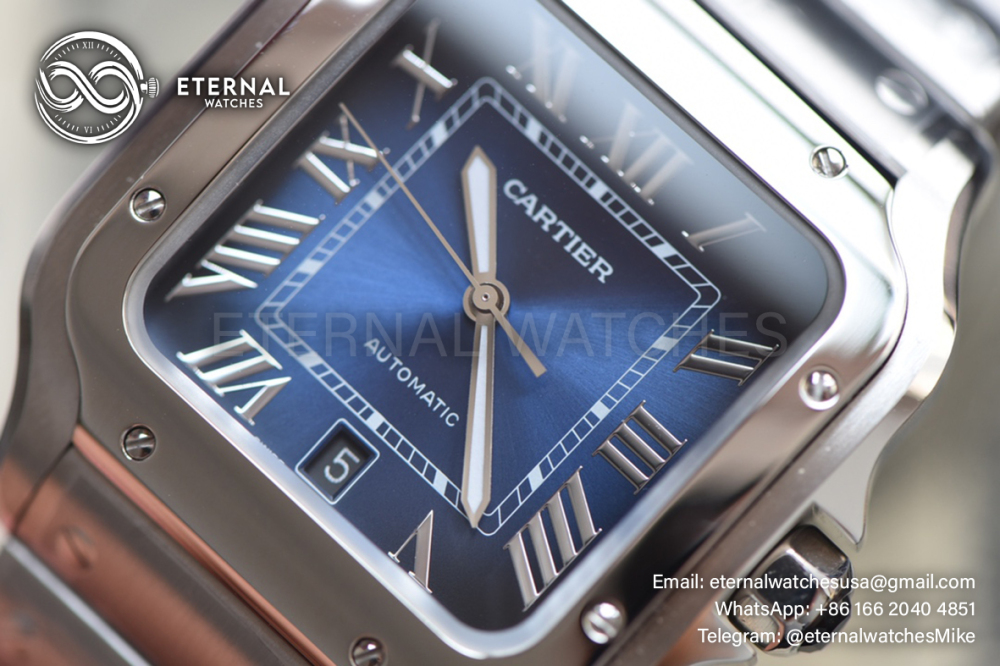CARTIER - Santos De Cartier 40mm XL SS/SS Blue Dial BVF MY9015