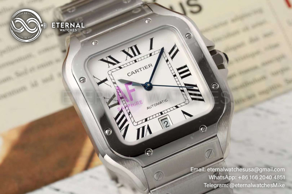 CARTIER - Santos De Cartier 40mm XL SS/SS White Dial AF MY9015