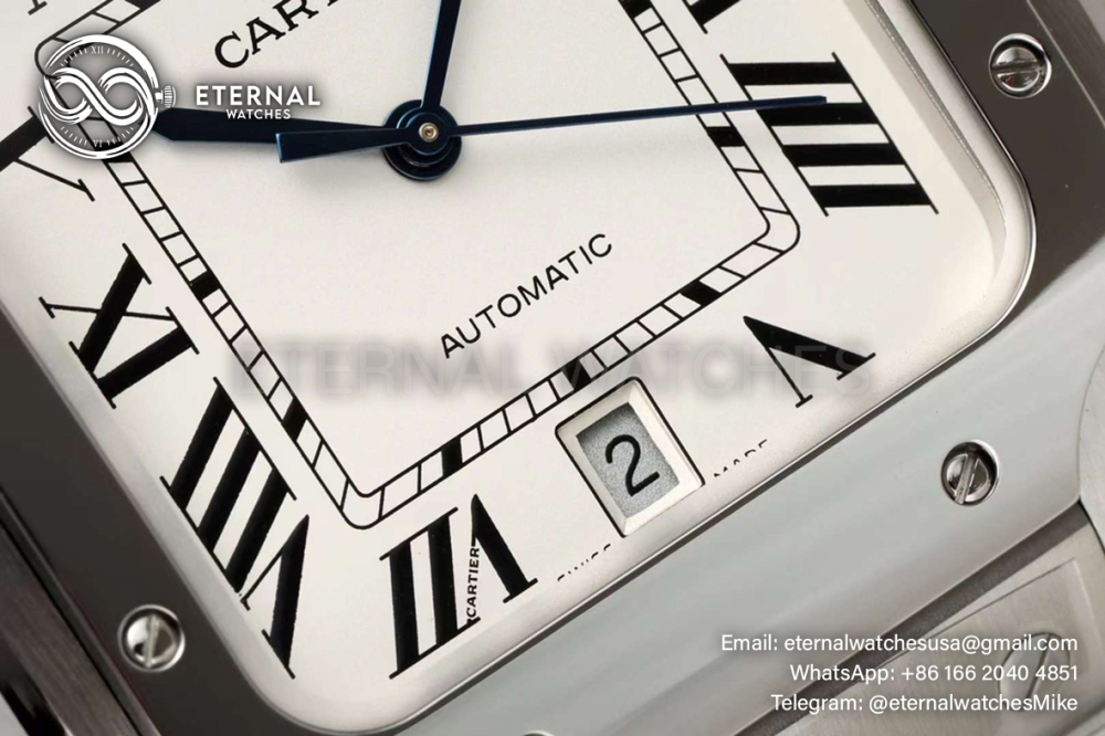 CARTIER - Santos De Cartier 40mm XL SS/SS White Dial AF MY9015