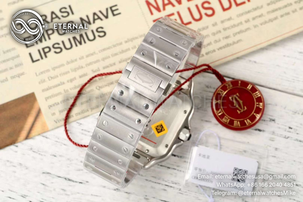 CARTIER - Santos De Cartier 40mm XL SS/SS White Dial AF MY9015