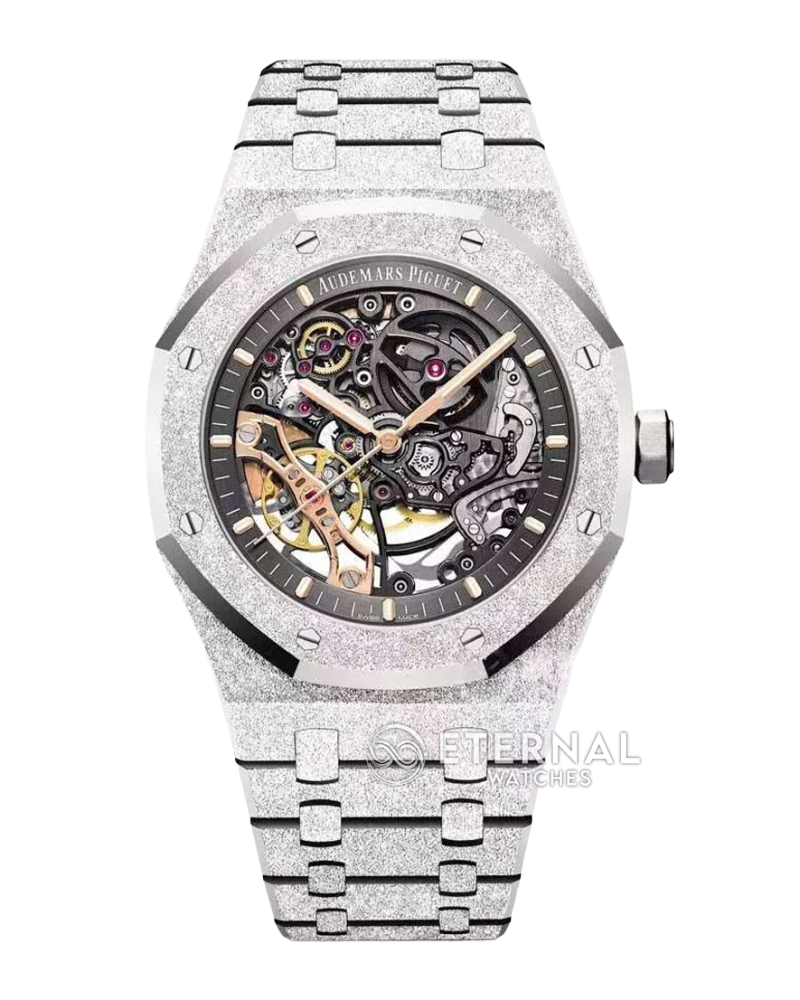 AUDEMARS PIGUET - SUPER CLONE Royal Oak 15407 41mm SS/SS Skeleton Dial THBF SH3132 V2