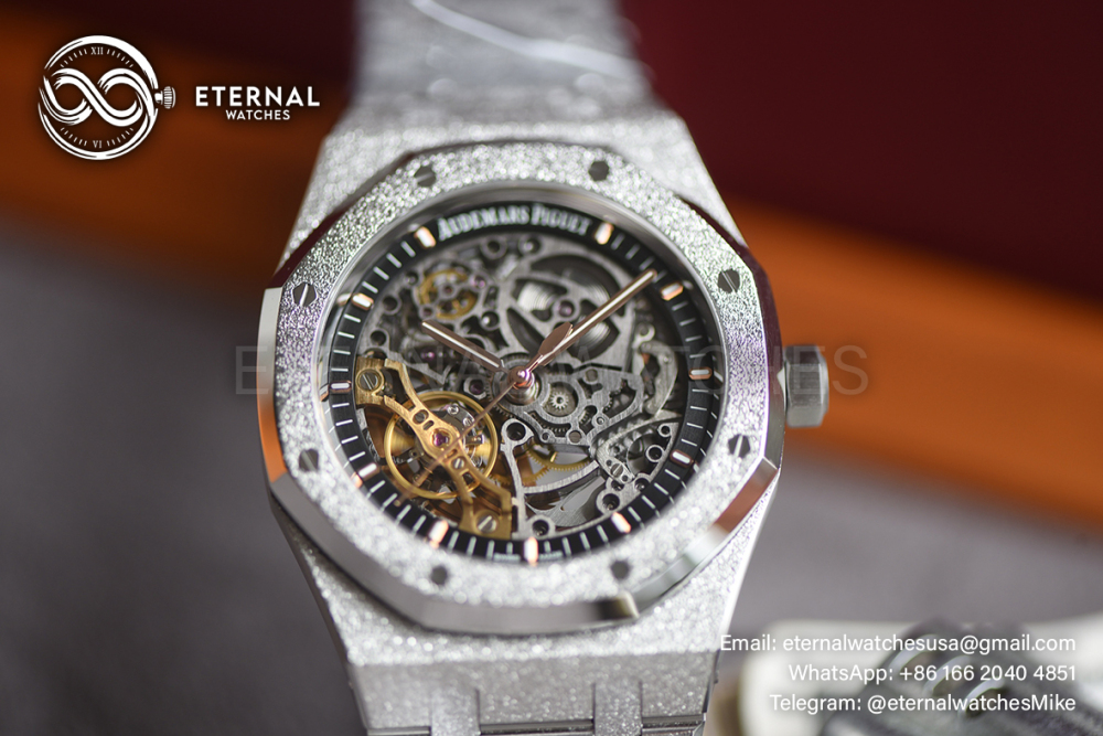 AUDEMARS PIGUET - SUPER CLONE Royal Oak 15407 41mm SS/SS Skeleton Dial THBF SH3132 V2