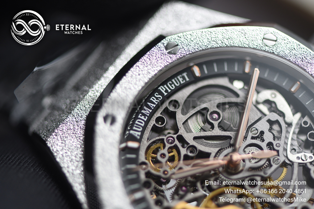 AUDEMARS PIGUET - SUPER CLONE Royal Oak 15407 41mm SS/SS Skeleton Dial THBF SH3132 V2