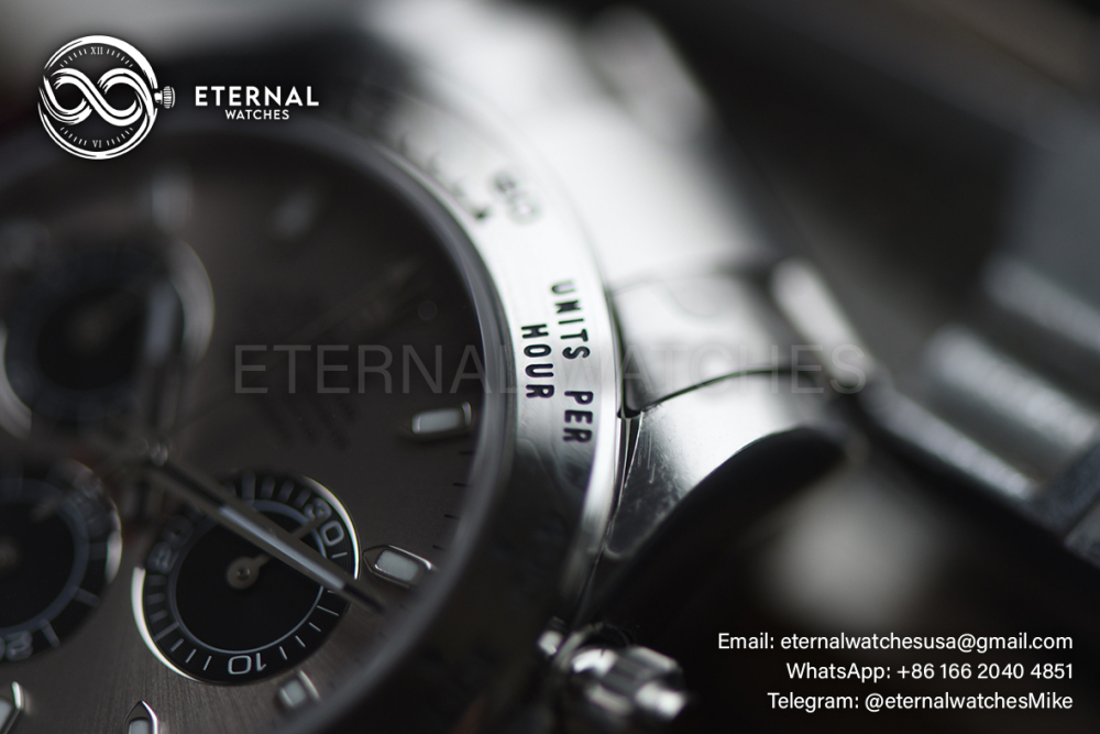 ROLEX - SUPER CLONE Daytona 126509 40mm SS/SS Grey/Blk VSF V3 DD4131 (Weight Adjusted)