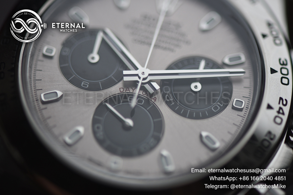 ROLEX - SUPER CLONE Daytona 126509 40mm SS/SS Grey/Blk VSF V3 DD4131 (Weight Adjusted)