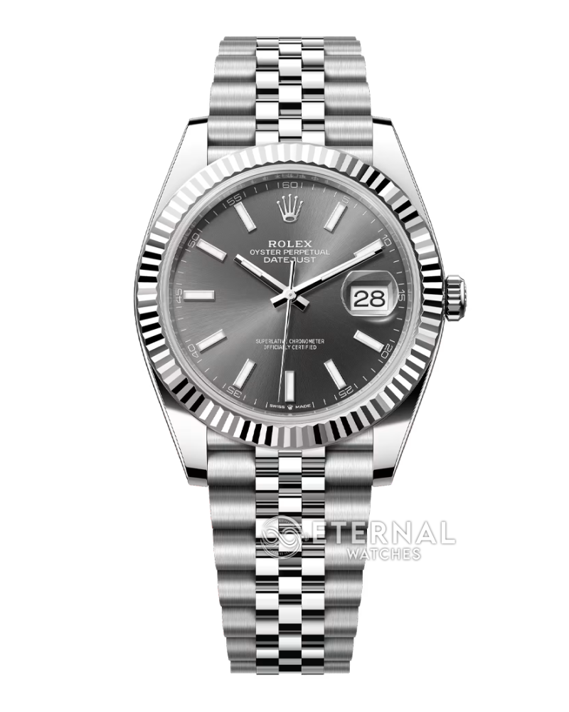 ROLEX - SUPER CLONE DateJust 126334 41mm SS/STK Grey Dial V2 VSF 3235