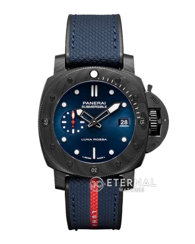 PANERAI - SUPER CLONE Submersible PAM1563 Luna Rosa 42mm Carbon/NY Blue Dial VSF P900