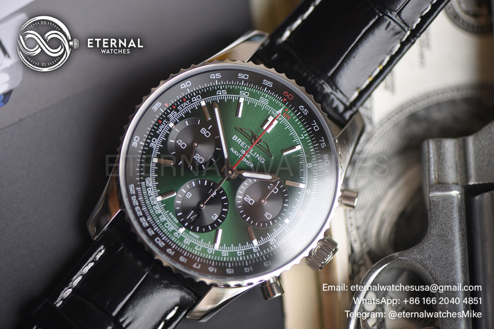 BREITLING - Navitimer B01 Chronograph SS/LE Green Dial BLSF