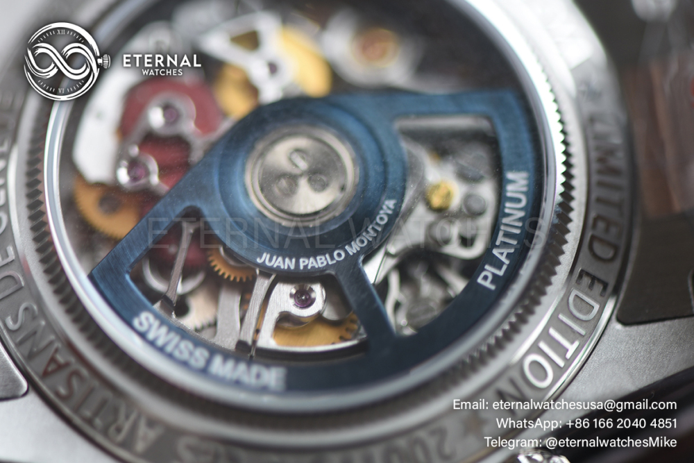 ROLEX - SUPER CLONE La Montoya Daytona Artisans 40mm SS/SS Sketelon Dial Blue SONIC DD4802