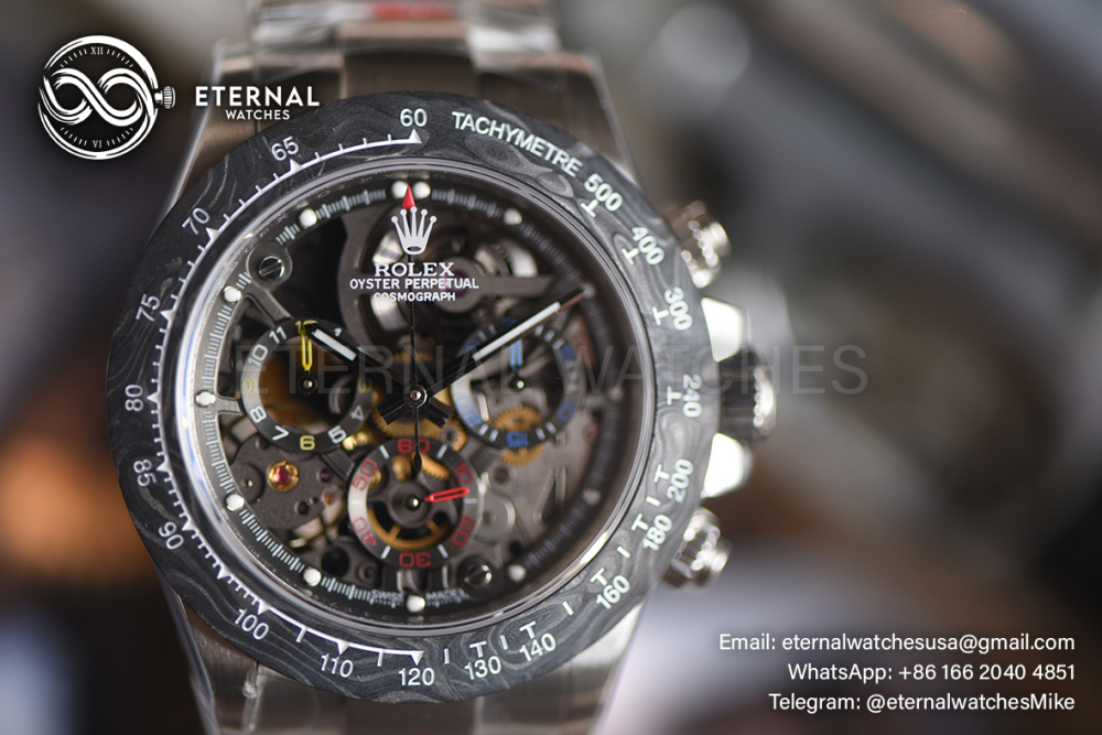 ROLEX - SUPER CLONE La Montoya Daytona Artisans 40mm SS/SS Sketelon Dial SONIC DD4802