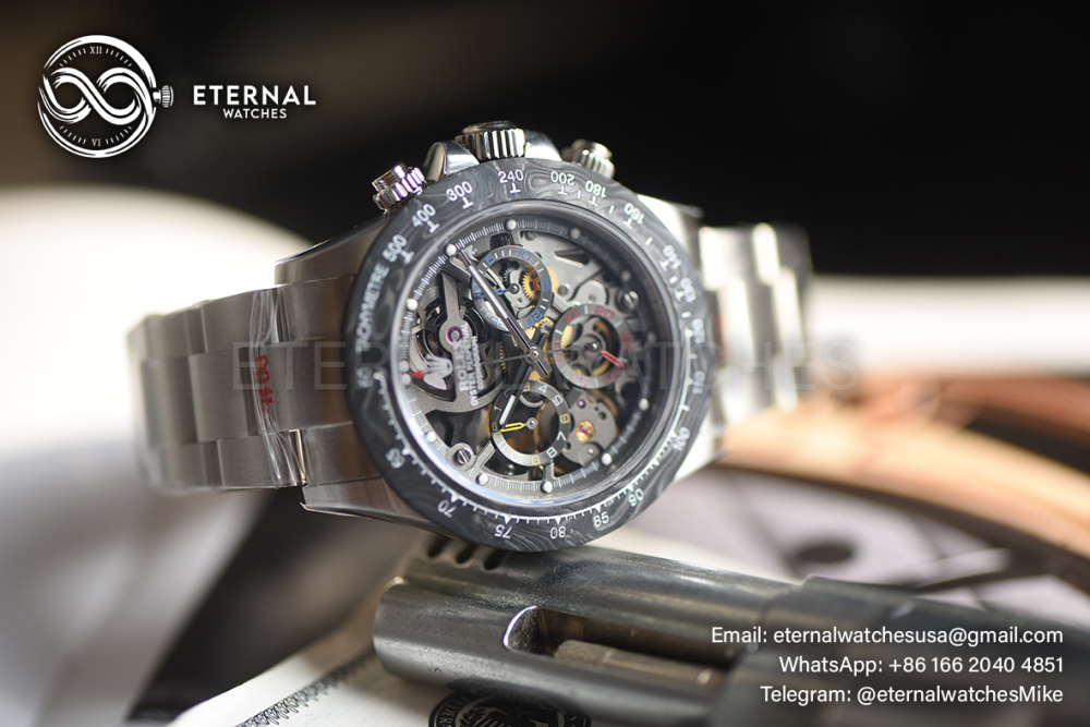 ROLEX - SUPER CLONE La Montoya Daytona Artisans 40mm SS/SS Sketelon Dial SONIC DD4802