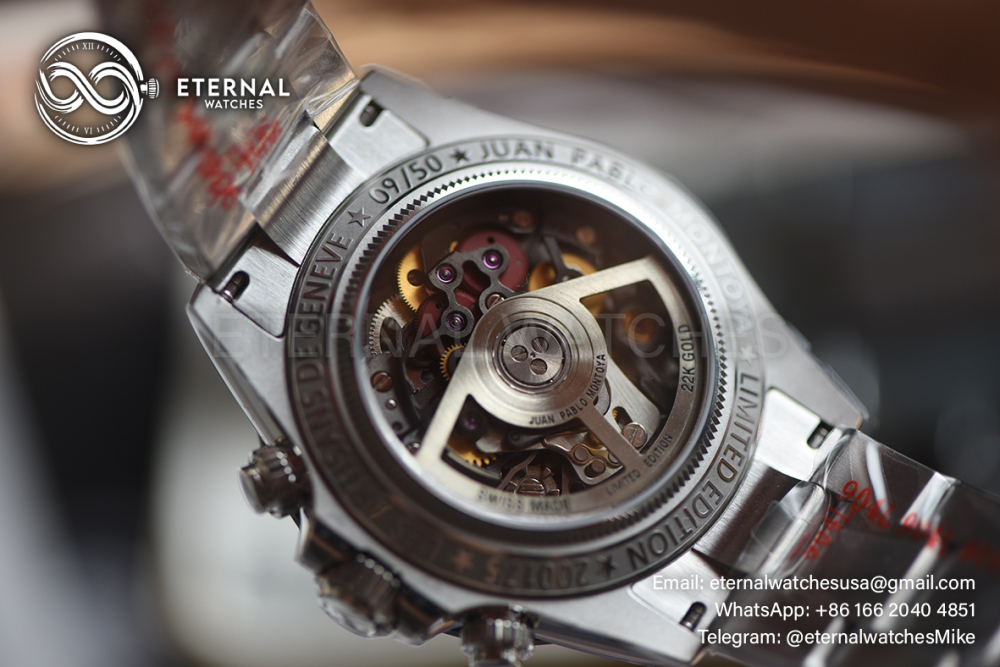 ROLEX - SUPER CLONE La Montoya Daytona Artisans 40mm SS/SS Sketelon Dial SONIC DD4802