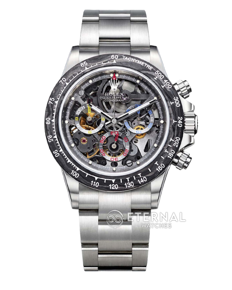 ROLEX - SUPER CLONE La Montoya Daytona Artisans 40mm SS/SS Sketelon Dial SONIC DD4802