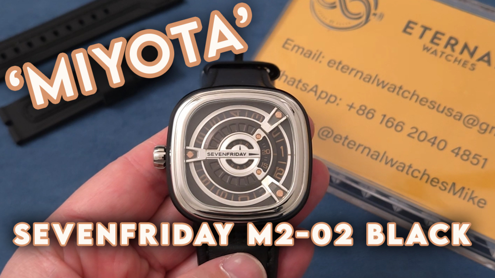 SEVENFRIDAY - M2/02 Automatic PVD/LE Black Miyota