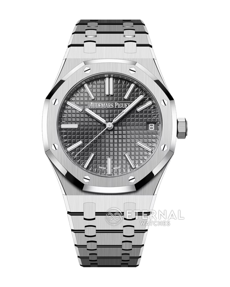 AUDEMARS PIGUET - SUPER CLONE Royal Oak 41mm 15510 SS/SS Grey/Stk DDF DD4302 (Weight Adjusted)