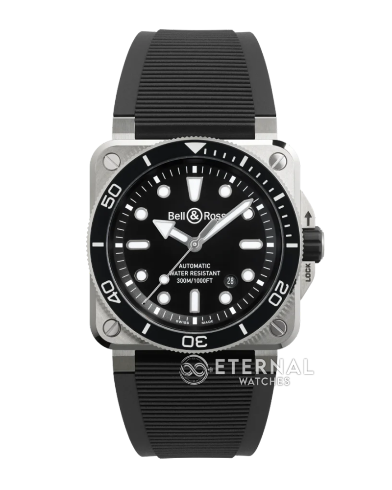 BELL & ROSS - BR03-92 Diver Black SS/RU 42mm ETA-2892