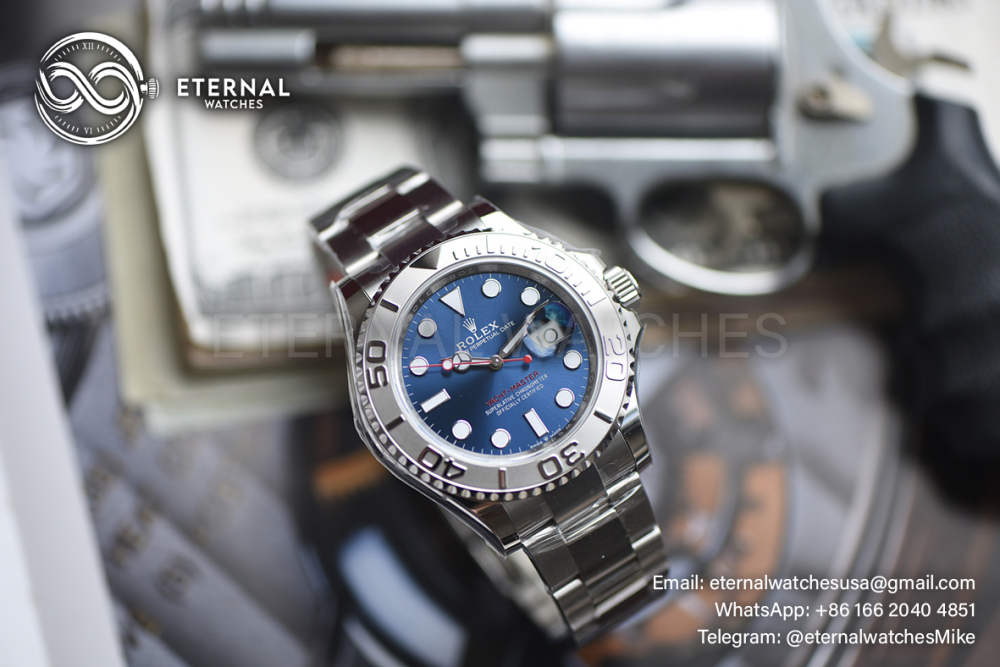 ROLEX - SUPER CLONE YachtMaster 126622 40mm SS/SS Blue/Dot VSF DD3235