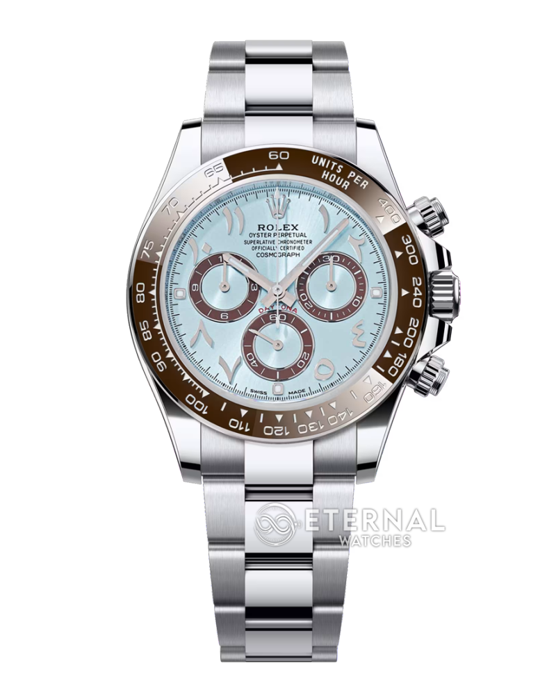 ROLEX - SUPER CLONE Daytona 126506 40mm SS Ice Blue V3 RCF 4131 (Weight Adjusted)
