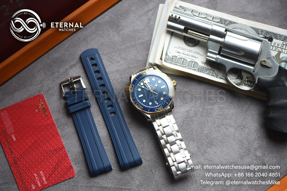 OMEGA - Seamaster 300m YG/SS Blue VSF VS8800