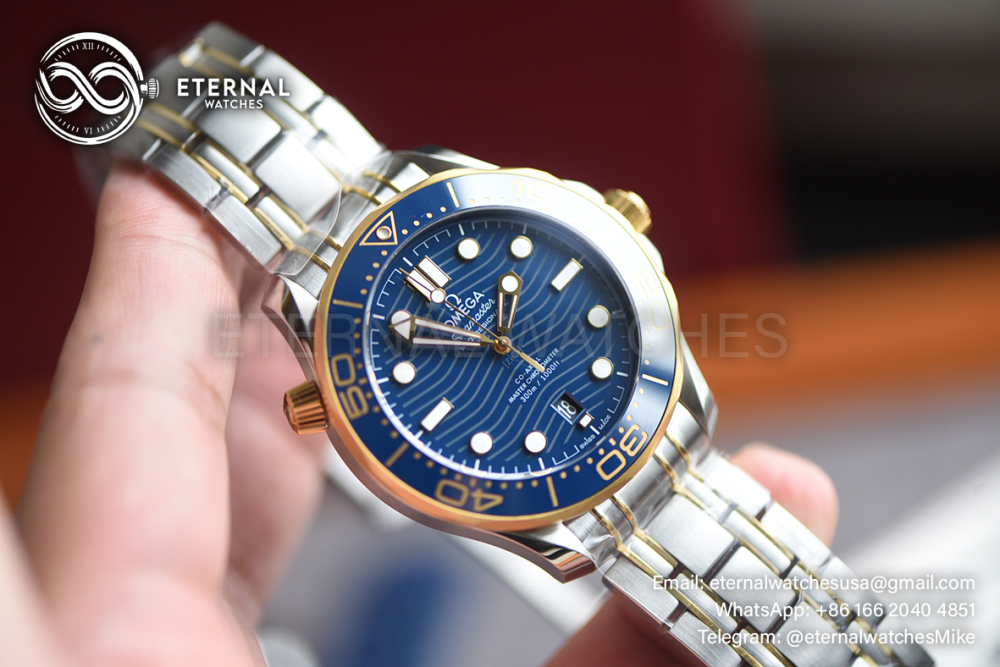 OMEGA - Seamaster 300m YG/SS Blue VSF VS8800