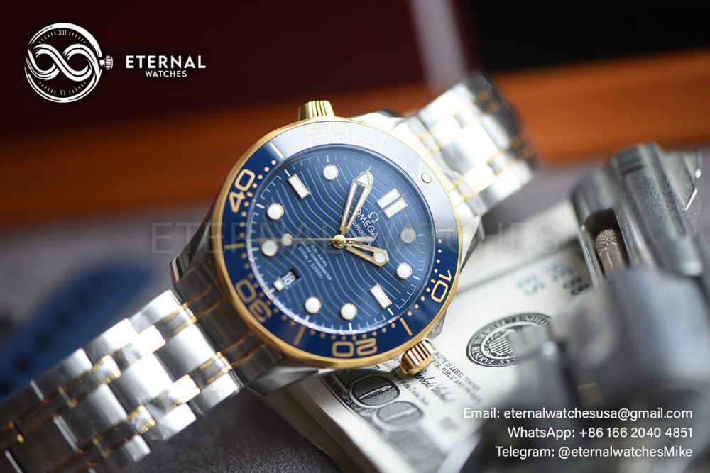 OMEGA - Seamaster 300m YG/SS Blue VSF VS8800