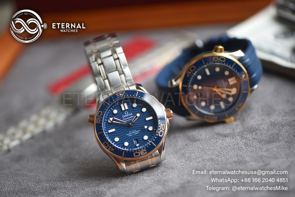 OMEGA - Seamaster 300m RG/SS Blue VSF VS8800