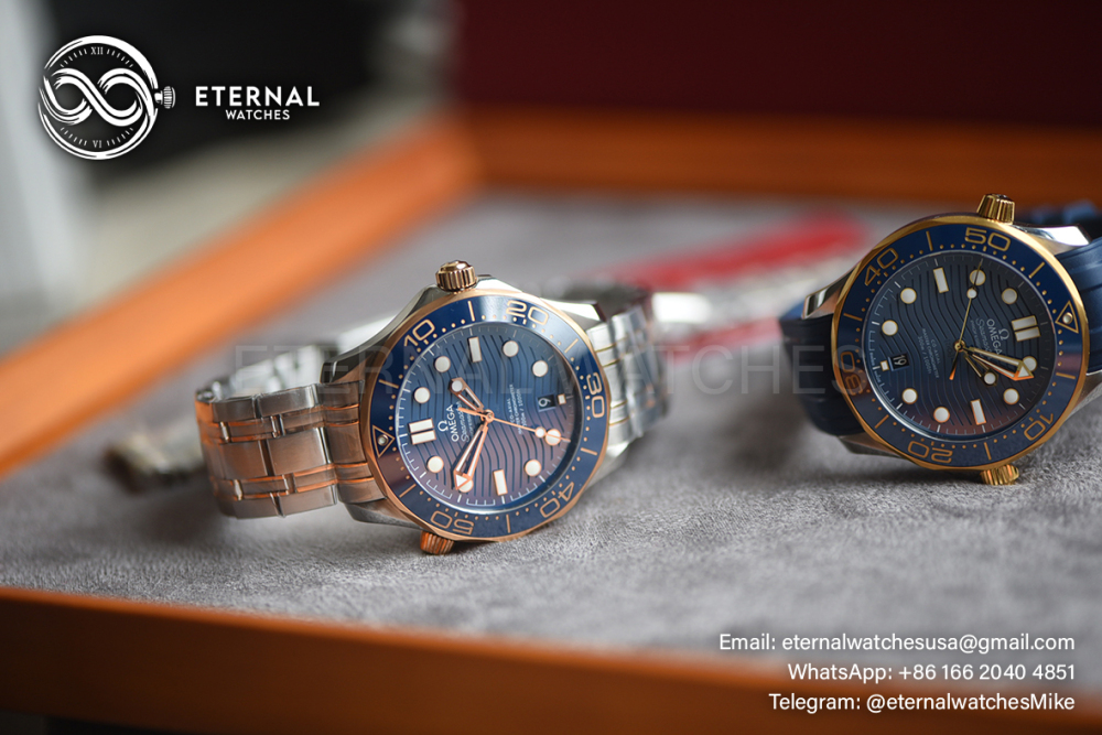 OMEGA - Seamaster 300m RG/SS Blue VSF VS8800