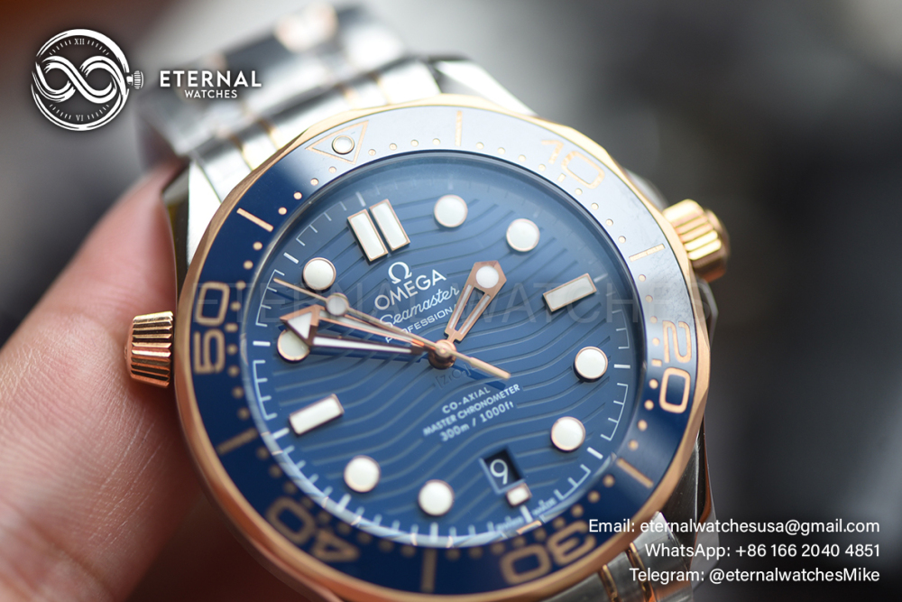 OMEGA - Seamaster 300m RG/SS Blue VSF VS8800