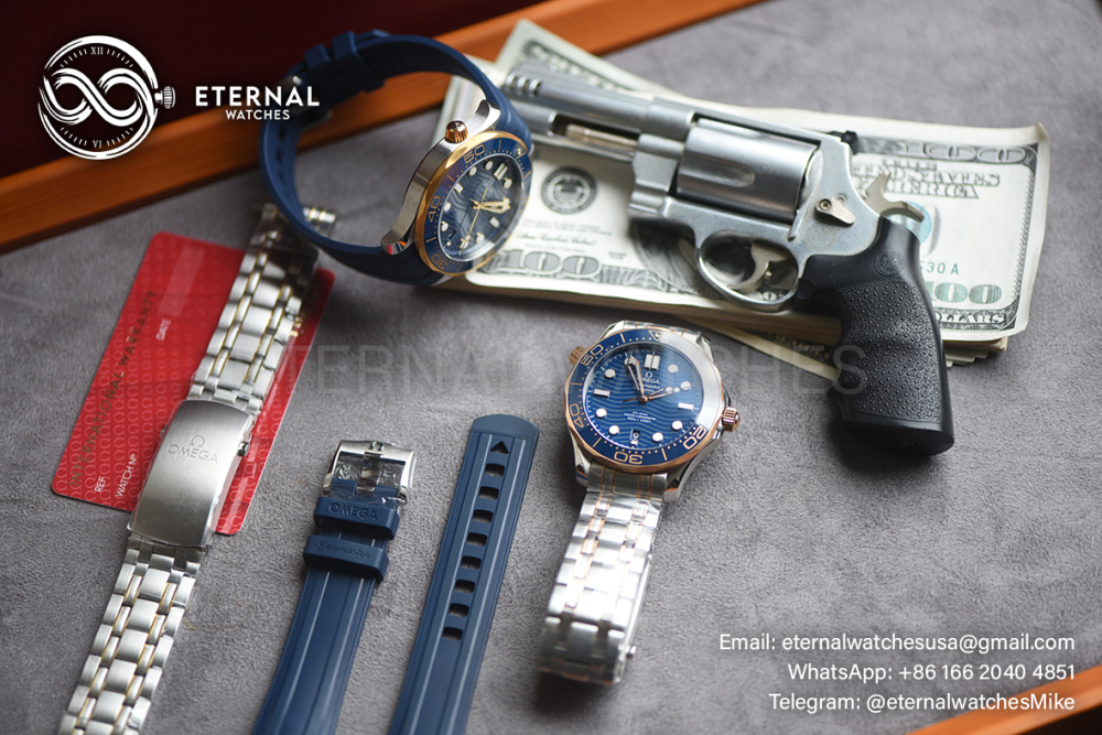 OMEGA - Seamaster 300m RG/SS Blue VSF VS8800