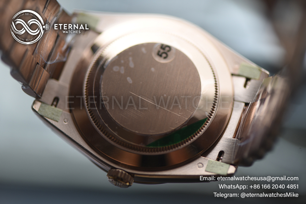 ROLEX - SUPER CLONE DayDate 228235 40mm RG/RG MOP/Dia VSF V2 DD3255 (Weight Adjusted)