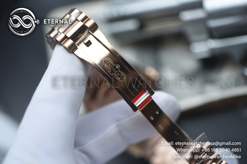 ROLEX - SUPER CLONE DayDate 228235 40mm RG/RG MOP/Dia VSF V2 DD3255 (Weight Adjusted)