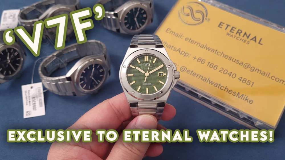 IWC - Ingeniuer Automatic 40mm SS/SS Lake Green Dial V7F V2 A2892