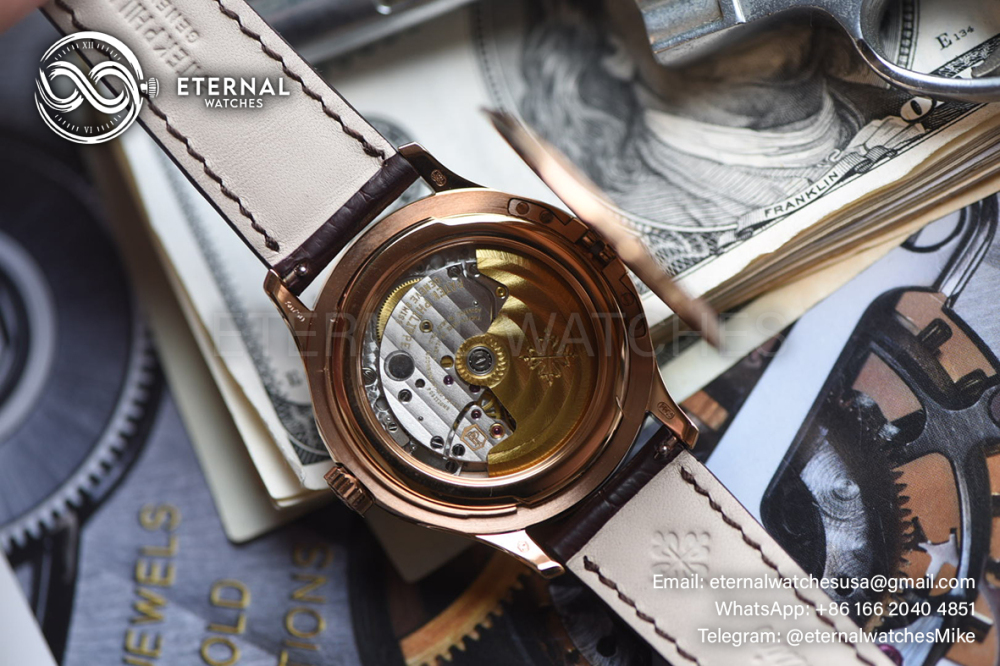 PATEK PHILIPPE - Calatrava 5227 RG/LE Cream White ZF 1:1 MY9015 Mod