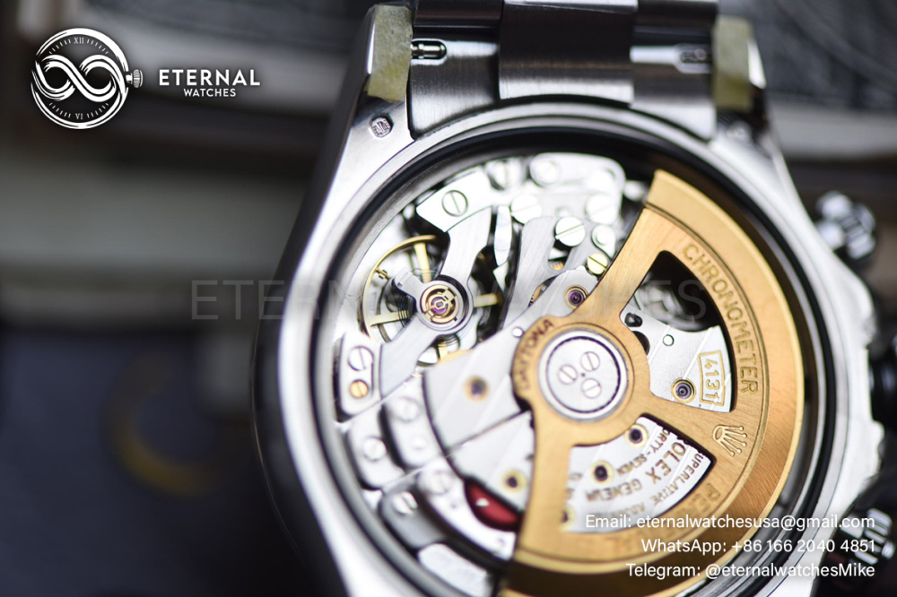 ROLEX - SUPER MOD Daytona 126505 40mm Ice Blue Diamond Bezel V3 4131 (Weight Adjusted)