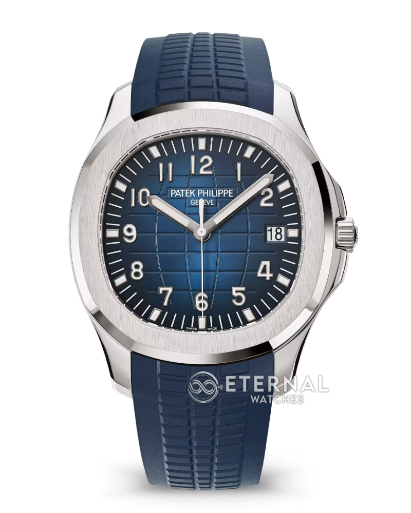 PATEK PHILIPPE - SUPER CLONE Aquanaut 5168G 42mm SS/RU Blue/Num DDF DD330 SW Dial (Weight Adjusted)