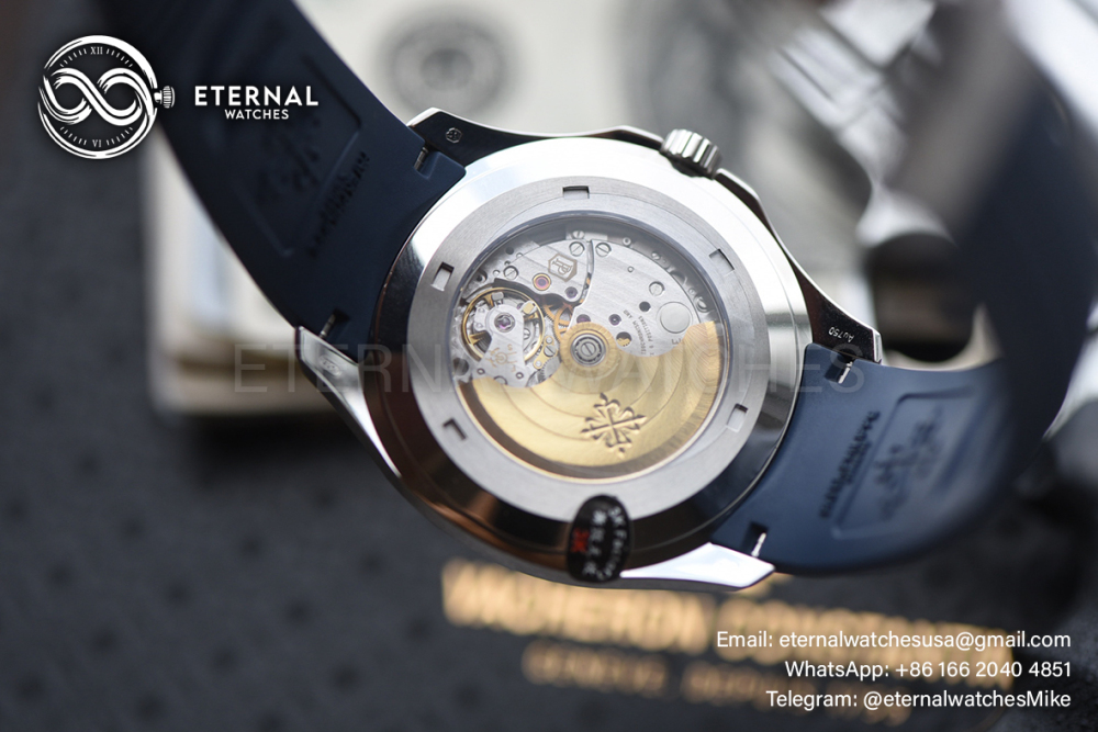 PATEK PHILIPPE - SUPER CLONE Aquanaut 5168G 42mm SS/RU Blue/Num DDF DD330 SW Dial (Weight Adjusted)