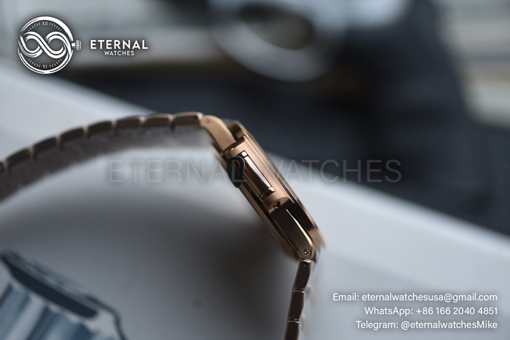 PATEK PHILIPPE - SUPER CLONE Nautilus 7118 35mm RG/RG Dia Gold Dial DDF DD330