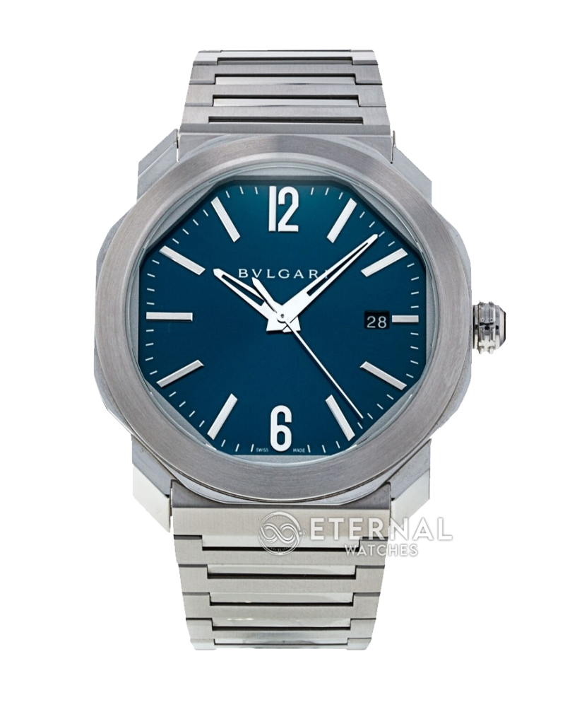 BVLGARI - OCTO Solotempo 41mm SS/SS Blue BVF V3 A191