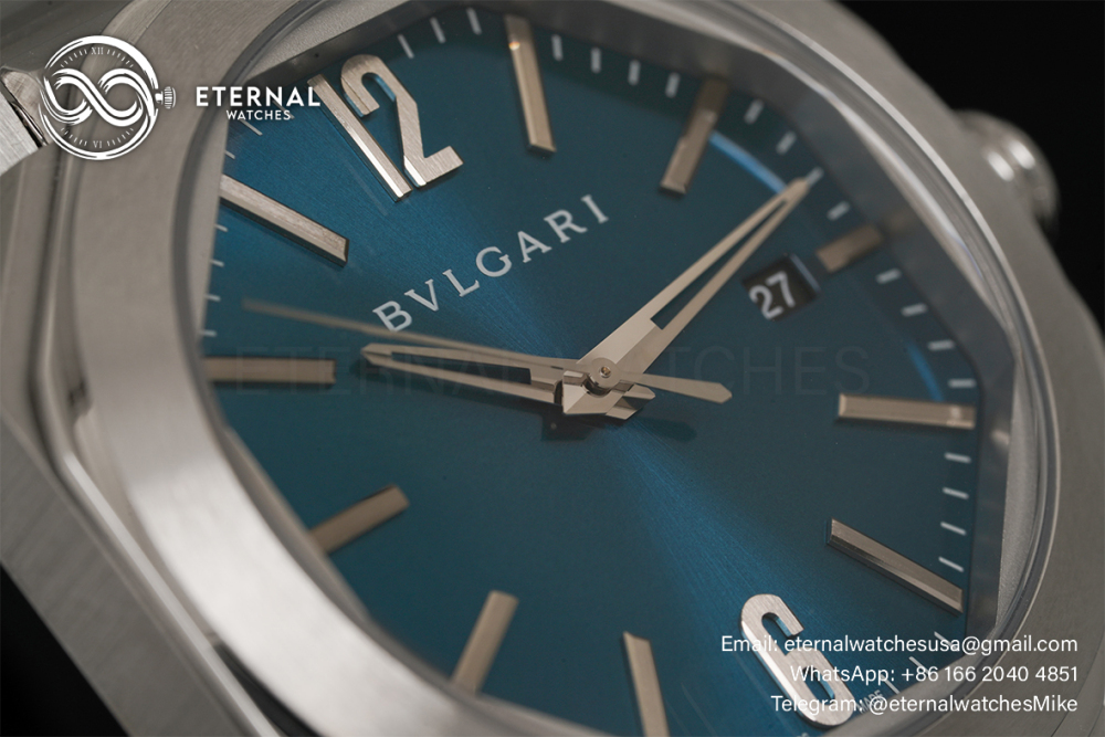 BVLGARI - OCTO Solotempo 41mm SS/SS Blue BVF V3 A191