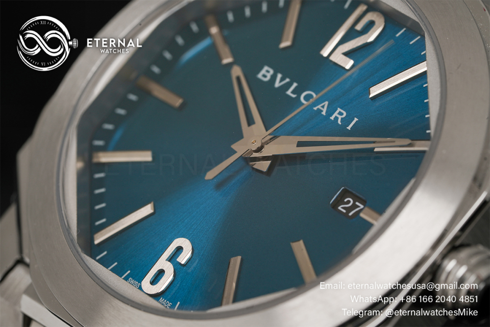 BVLGARI - OCTO Solotempo 41mm SS/SS Blue BVF V3 A191