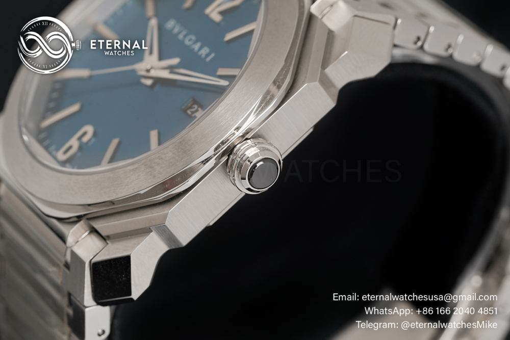 BVLGARI - OCTO Solotempo 41mm SS/SS Blue BVF V3 A191