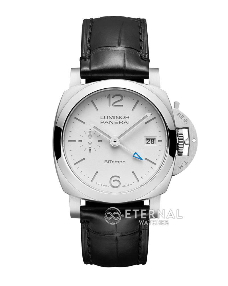 PANERAI - SUPER CLONE Luminor PAM1367 Bitempo GMT 40mm SS/LE White Dial VSF P900